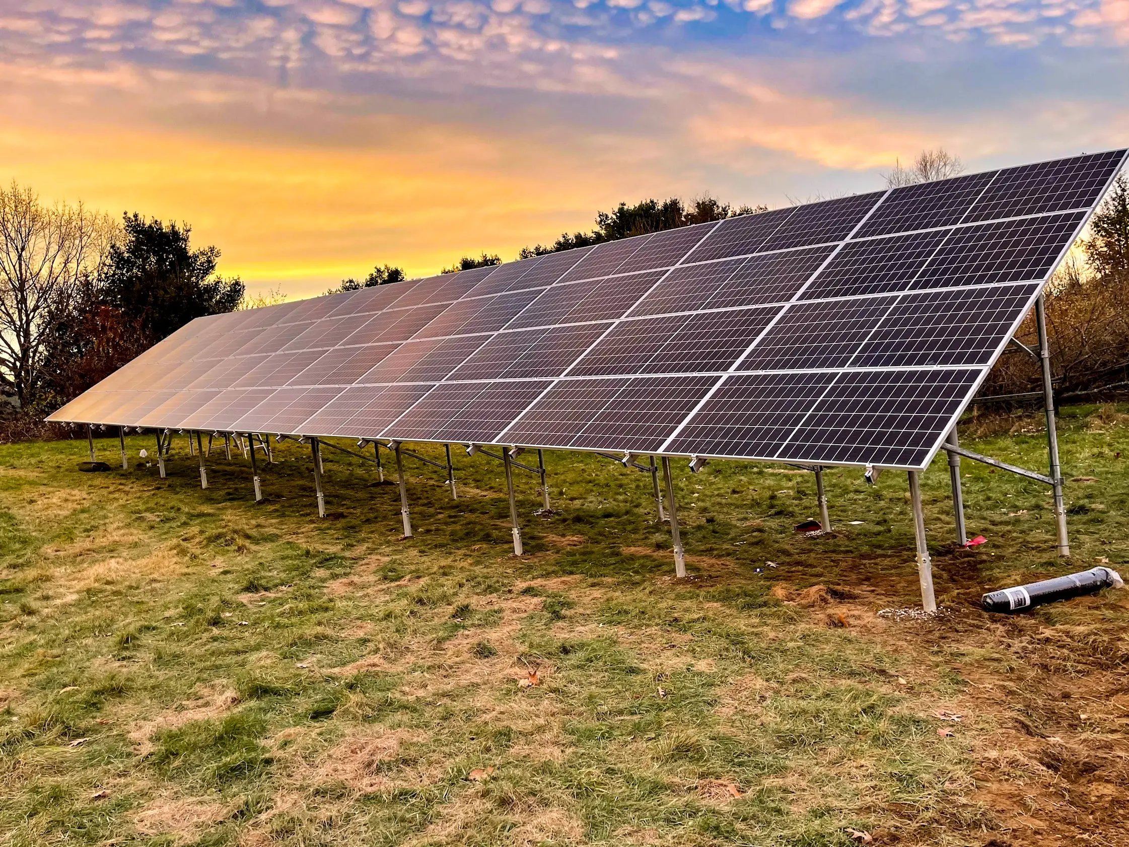 Final Array Ground Mount in Vermont Heaney